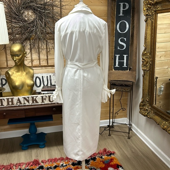 NWT C/MEO Collective Ivory Trench Coat - Picture 8 of 16